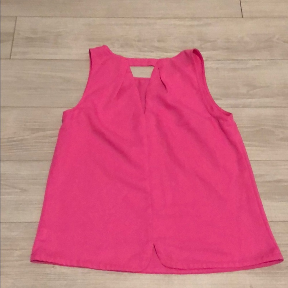Pink tank blouse